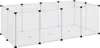 vidaXL Gabbia per piccoli animali trasparente 144x74x46,5 Anteprima dell’immagine prodotto 9
