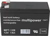 Multipower Blei-Akku MP7-12B Pb 12V 7Ah + Ladegerät Produktbild-Vorschau 3