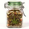 Glas Aufbewahrungsbehälter mit Bügelverschluss Cannabis Produktbild-Vorschau 4