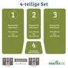 Dexitex 100% Baumwolle Jersey Spannbetttuch 4-teiliges Produktbild-Vorschau 6