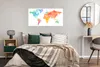 MuchoWow® Poster Weltkarte - Regenbogen - Aquarell 120x60 Produktbild-Vorschau 4