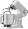 A white Kenwood KMX750AW planetary mixer with a silver bowl and mixing attachment, shown against a white background. Produktbild-Vorschau