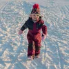 killtec Kinder Skianzug Schneeanzug Gr. 116 orange blau Produktbild-Vorschau 7