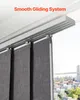 VEVOR panelové záclony, výsuvná kolejnice od 116 cm do 218 Náhled obrázku produktu 5