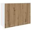 vidaXL Hängeschrank Lyon Artisan-Eiche 80x31x60 cm Produktbild-Vorschau 1