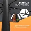 KINGSLEEVE® Ampelschirm LED Beleuchtung UV Schutz 80+ Solar Produktbild-Vorschau 5