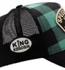 KING KEROSIN Cappello trucker con scacchiera anteriore Anteprima dell’immagine prodotto 5