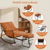 Stillstuhl-Schaukelstuhl mit Fußhocker, Seitentasche, Produktbild-Vorschau 5