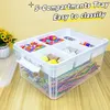 Creahaus 16L Aufbewahrungsbox mit herausnehmbarem Tablett, Produktbild-Vorschau 2