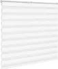 vidaXL Doppelrollo Weiß 155x150 cm Stoffbreite 150,9 cm Produktbild-Vorschau 2