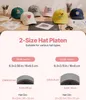 VEVOR pressa per cappelli con 2 piastre intercambiabili Anteprima dell’immagine prodotto 3