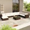 vidaXL 8-tlg. Set de salon de jardin avec auflagen Poly Voir les images du produit 21