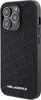 A black Karl Lagerfeld phone case for an iPhone 15 Pro Max is shown from the back. Produktbild-Vorschau