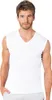 2er Pack Herren T-Shirt ohne Ärmel V-Ausschnitt Tank Top Produktbild-Vorschau 2