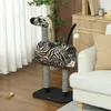 PawHut krabboom, kattenboom met zebra-design, krabboom voor Productafbeelding-voorbeeld 2