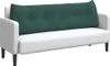 vidaXL Coussin de dossier Vert foncé 160 x 24 x 50 cm Voir les images du produit 3