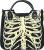 Banned Alternative Handtasche Damen Skeleton schwarz Produktbild-Vorschau 2