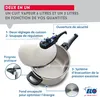 ELO Schnellkochtopf Praktika Plus XL Ø 22 cm aus Edelstahl Produktbild-Vorschau 17