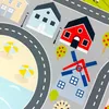 Kinderzimmerteppich rutschsicher mit Städtemuster in Grau Produktbild-Vorschau 4