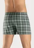 H.I.S. Boxer Boxershorts für Herren 2 -teilig salbei / Karo Produktbild-Vorschau 2