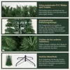 Collage of images and text describing features of an artificial Christmas tree. Produktbild-Vorschau