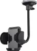 A black car phone holder with a suction cup mount is shown against a white background. Náhľad obrázku produktu