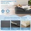 Tierbett orthopädisches Hundebett Memory Foam Ergonomisches Produktbild-Vorschau 4