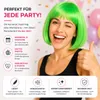 Bob Perücke Wig (Grün) – Kurzhaarperücke Pagenkopf Retro Produktbild-Vorschau 2