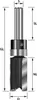 ENT vlakfrees met hardmetalen snijbladen, 12 x 19 mm, met Productafbeelding-voorbeeld 2
