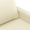 vidaXL 2-Sitzer-Sofa Creme 140 cm Kunstleder Produktbild-Vorschau 6