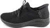 Skechers scarpe da donna slip-on Sporty suola in gomma nero Anteprima dell’immagine prodotto 40