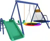 Multifunktionales Outdoor-Kinder-Schaukel-Set, mit Rutsche, Produktbild-Vorschau 8