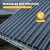 22x Wellplatte 12,47m² Profilplatte PVC Dachziegel Platte Produktbild-Vorschau 8