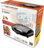 The image shows the packaging of a waffle maker. Produktbild-Vorschau