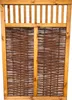 Zaun Teilelement, Weidengeflechtzaun Vesuv 120 x 180 cm Produktbild-Vorschau 1