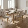 Homestyle4u Esstisch 160-200x80 cm ausziehbar Beige Grau Produktbild-Vorschau 4