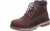 A single brown leather boot is shown against a white background. Voir les images du produit