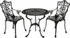 DEGAMO Bistroset Sitzgruppe Gartenset in Jugendstil Optik Produktbild-Vorschau 1