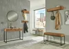 HAKU Wandgarderobe akazie, schwarz - Massivholz, Metall, Produktbild-Vorschau 10