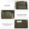 MODFU Schaukelstuhl mit verstellbare Fußstütze,Loungesessel Produktbild-Vorschau 4