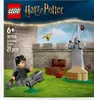 LEGO Harry Potter Quidditch Lesson set packaging with a depiction of the set's contents. Produktbild-Vorschau