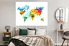 MuchoWow® Poster Weltkarte - Wasserfarben 160x120 cm - Foto Produktbild-Vorschau 4