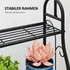 Outsunny 3-Etagen Pflanzenständer mit Haken, Blumenständer Produktbild-Vorschau 6