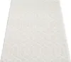 Teppich Kurzflor Wohnzimmer - Creme - 80x150 cm Rechteckig Produktbild-Vorschau 6