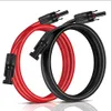 10M solární kabel prodlužovací kabel 6mm² červený + černý Náhled obrázku produktu 2