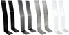 A product shot of multiple metal brackets in different colors. Produktbild-Vorschau