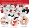 120 Natürliche Holzperlen für DIY-Schneemänner – 30 Sets Produktbild-Vorschau 2