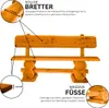 Gartenmöbel-Set "Rustikal" Farbton Pinie 200x200x80 cm Produktbild-Vorschau 6