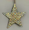 Weihnachtsstern Metall gold Vintage-Stil Stern Punkte Produktbild-Vorschau 3