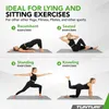 Tappetino da yoga Tunturi 8 mm, grigio Anteprima dell’immagine prodotto 4